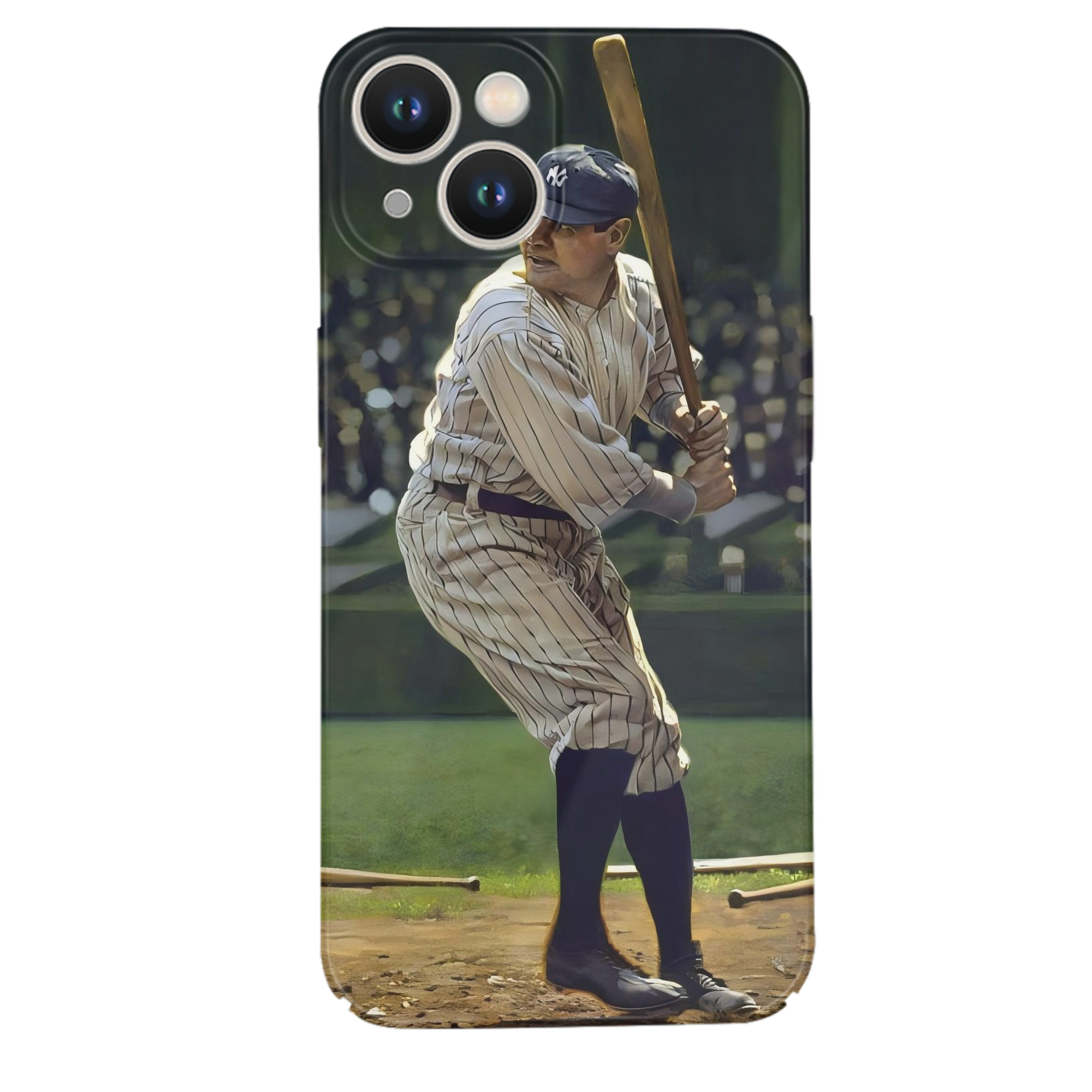 Babe Ruth 19 IPhone 14 Series Full-Cover Hard Case – Shockproof With Raised Camera Protection – Precise Cutouts, Wireless Charging Compatible – Durable, Anti-Yellowing, Easy To Clean